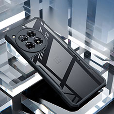 OnePlus 12 5G用極薄ソフトケース シリコンケース 耐衝撃 全面保護 クリア透明 T04 OnePlus ブラック