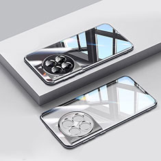 OnePlus 12 5G用極薄ソフトケース シリコンケース 耐衝撃 全面保護 クリア透明 H01 OnePlus ブラック
