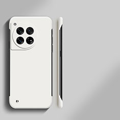 OnePlus 12R 5G用ハードケース プラスチック 質感もマット フレームレス カバー OnePlus ホワイト