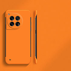 OnePlus 12R 5G用ハードケース プラスチック 質感もマット フレームレス カバー OnePlus オレンジ