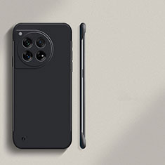 OnePlus 12R 5G用ハードケース プラスチック 質感もマット フレームレス カバー OnePlus ブラック