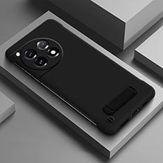 OnePlus 12R 5G用ハードケース プラスチック 質感もマット フレームレス カバー P03 OnePlus ブラック