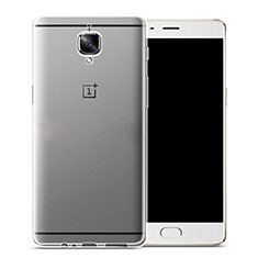 OnePlus 3T用極薄ソフトケース シリコンケース 耐衝撃 全面保護 クリア透明 OnePlus クリア