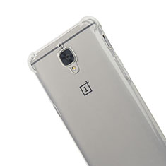 OnePlus 3T用極薄ソフトケース シリコンケース 耐衝撃 全面保護 クリア透明 T06 OnePlus グレー