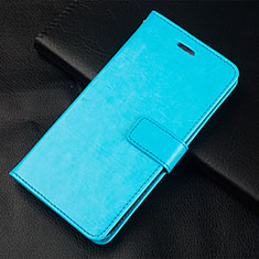 OnePlus 5T A5010用手帳型 レザーケース スタンド カバー L01 OnePlus ブルー