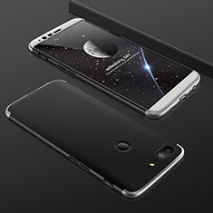 OnePlus 5T A5010用ハードケース プラスチック 質感もマット 前面と背面 360度 フルカバー OnePlus シルバー