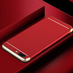 OnePlus 5T A5010用ケース 高級感 手触り良い メタル兼プラスチック バンパー M01 OnePlus レッド