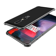 OnePlus 6用極薄ソフトケース シリコンケース 耐衝撃 全面保護 クリア透明 H02 OnePlus クリア
