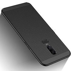 OnePlus 6用ハードケース プラスチック メッシュ デザイン M01 OnePlus ブラック