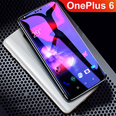 OnePlus 6用アンチグレア ブルーライト 強化ガラス 液晶保護フィルム B01 OnePlus クリア