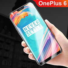 OnePlus 6用高光沢 液晶保護フィルム フルカバレッジ画面 F01 OnePlus クリア
