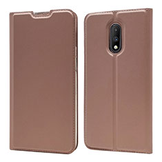 OnePlus 7用手帳型 レザーケース スタンド カバー OnePlus ローズゴールド