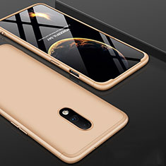 OnePlus 7用ハードケース プラスチック 質感もマット 前面と背面 360度 フルカバー OnePlus ゴールド