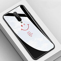 OnePlus 7 Pro用ハイブリットバンパーケース プラスチック パターン 鏡面 カバー OnePlus ブラック