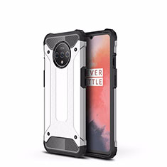 OnePlus 7T用ハイブリットバンパーケース プラスチック 兼シリコーン カバー R01 OnePlus ホワイト