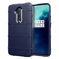 OnePlus 7T Pro 5G用360度 フルカバー極薄ソフトケース シリコンケース 耐衝撃 全面保護 バンパー S01 OnePlus ネイビー