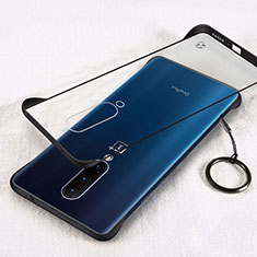 OnePlus 8用ハードカバー クリスタル クリア透明 H01 OnePlus ブラック
