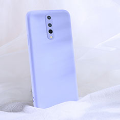 OnePlus 8用360度 フルカバー極薄ソフトケース シリコンケース 耐衝撃 全面保護 バンパー C02 OnePlus パープル