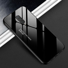 OnePlus 8用ハイブリットバンパーケース プラスチック 鏡面 カバー T01 OnePlus ブラック