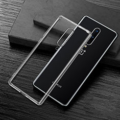OnePlus 8用極薄ソフトケース シリコンケース 耐衝撃 全面保護 クリア透明 S01 OnePlus クリア