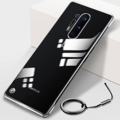 OnePlus 8 Pro用ハードカバー クリスタル クリア透明 H01 OnePlus シルバー