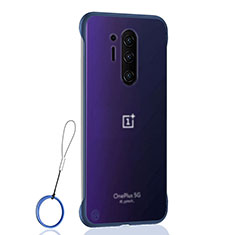 OnePlus 8 Pro用ハードカバー クリスタル クリア透明 S01 OnePlus ネイビー