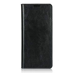 OnePlus 8 Pro用手帳型 レザーケース スタンド カバー T08 OnePlus ブラック