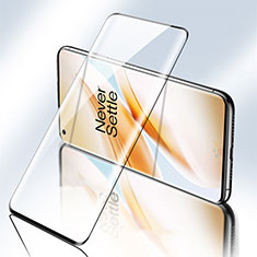 OnePlus 8 Pro用強化ガラス フル液晶保護フィルム F04 OnePlus ブラック