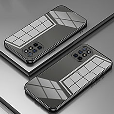 OnePlus 8T 5G用極薄ソフトケース シリコンケース 耐衝撃 全面保護 クリア透明 SY1 OnePlus ブラック