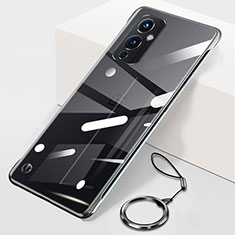 OnePlus 9 5G用ハードカバー クリスタル クリア透明 フレームレス H01 OnePlus ブラック