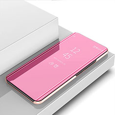OnePlus 9 5G用手帳型 レザーケース スタンド 鏡面 カバー OnePlus ローズゴールド