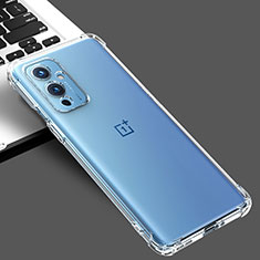 OnePlus 9 5G用極薄ソフトケース シリコンケース 耐衝撃 全面保護 クリア透明 カバー OnePlus クリア