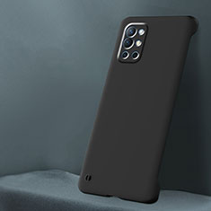 OnePlus 9R 5G用ハードケース プラスチック 質感もマット フレームレス カバー OnePlus ブラック