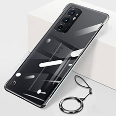 OnePlus 9RT 5G用ハードカバー クリスタル クリア透明 フレームレス H01 OnePlus ブラック