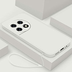 OnePlus Ace 2 5G用360度 フルカバー極薄ソフトケース シリコンケース 耐衝撃 全面保護 バンパー YK4 OnePlus ホワイト