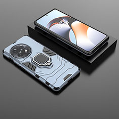 OnePlus Ace 2 5G用ハイブリットバンパーケース プラスチック アンド指輪 マグネット式 KC1 OnePlus ネイビー