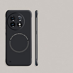 OnePlus Ace 2 5G用ハードケース プラスチック 質感もマット フレームレス カバー Mag-Safe 磁気 Magnetic OnePlus ブラック