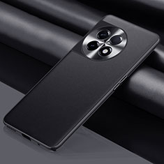 OnePlus Ace 2 5G用ケース 高級感 手触り良いレザー柄 QK1 OnePlus ブラック