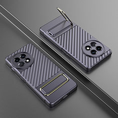 OnePlus Ace 2 Pro 5G用極薄ソフトケース シリコンケース 耐衝撃 全面保護 スタンド バンパー KC3 OnePlus ラベンダー