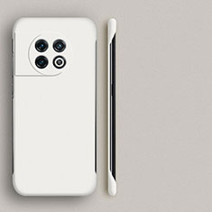 OnePlus Ace 2 Pro 5G用ハードケース プラスチック 質感もマット フレームレス カバー P01 OnePlus ホワイト