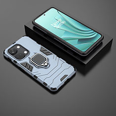 OnePlus Ace 2V 5G用ハイブリットバンパーケース プラスチック アンド指輪 マグネット式 KC2 OnePlus ネイビー