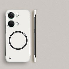OnePlus Ace 2V 5G用ハードケース プラスチック 質感もマット フレームレス カバー Mag-Safe 磁気 Magnetic OnePlus ホワイト