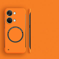 OnePlus Ace 2V 5G用ハードケース プラスチック 質感もマット フレームレス カバー Mag-Safe 磁気 Magnetic OnePlus オレンジ