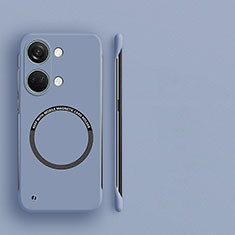 OnePlus Ace 2V 5G用ハードケース プラスチック 質感もマット フレームレス カバー Mag-Safe 磁気 Magnetic OnePlus ラベンダーグレー
