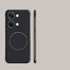 OnePlus Ace 2V 5G用ハードケース プラスチック 質感もマット フレームレス カバー Mag-Safe 磁気 Magnetic OnePlus ブラック