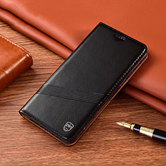 OnePlus Ace 3 5G用手帳型 レザーケース スタンド カバー H09P OnePlus ブラック