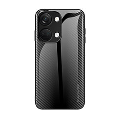 OnePlus Nord 3 5G用ハイブリットバンパーケース プラスチック 鏡面 虹 グラデーション 勾配色 カバー JM1 OnePlus ブラック