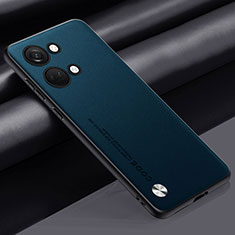 OnePlus Nord 3 5G用ケース 高級感 手触り良いレザー柄 S02 OnePlus シアン