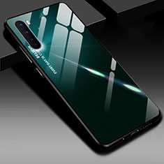 OnePlus Nord用ハイブリットバンパーケース プラスチック 鏡面 カバー OnePlus モスグリー