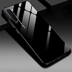 OnePlus Nord用ハイブリットバンパーケース プラスチック 鏡面 カバー OnePlus ブラック